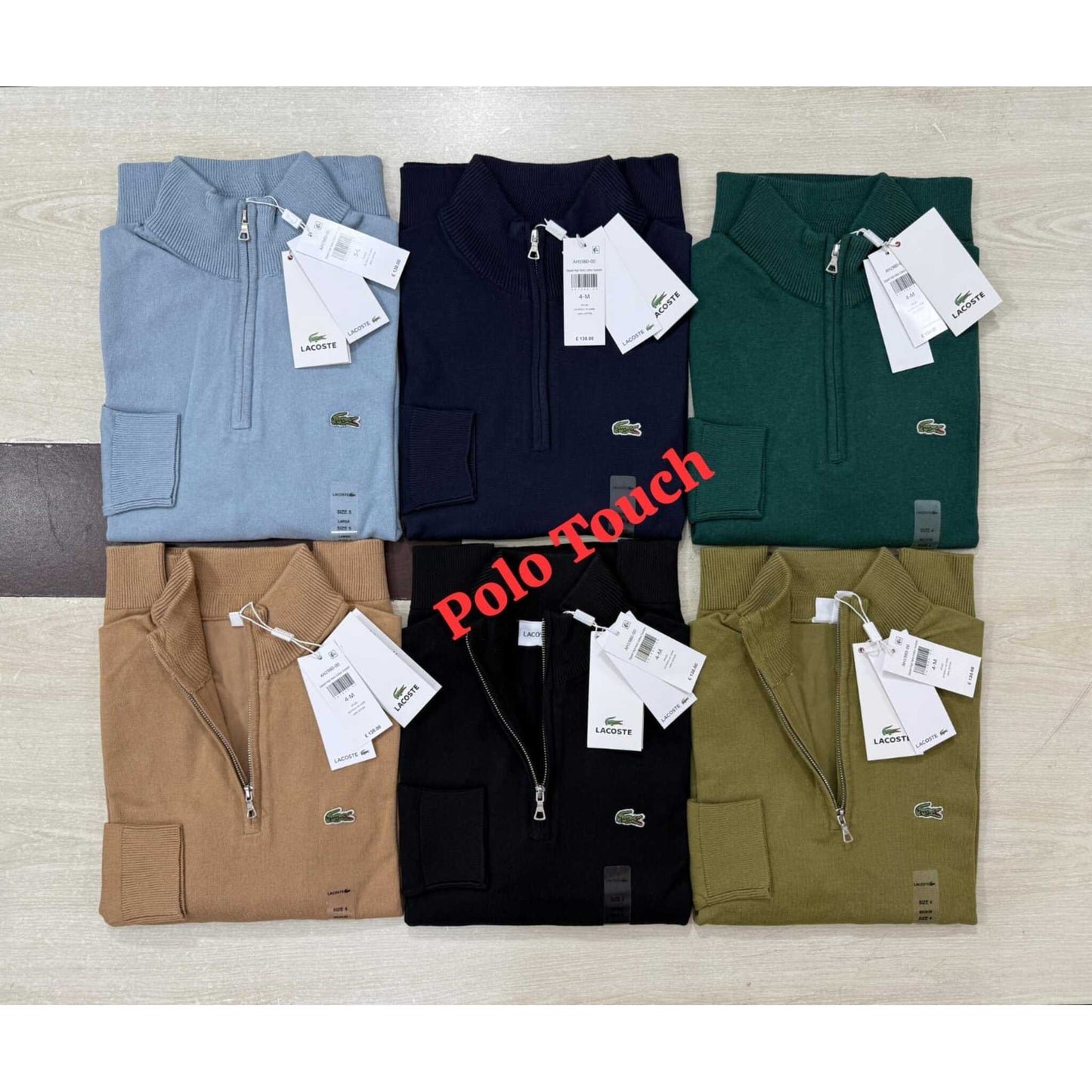 Lacoste Zip Sweater Wholesale From Bangladeshi Supplier