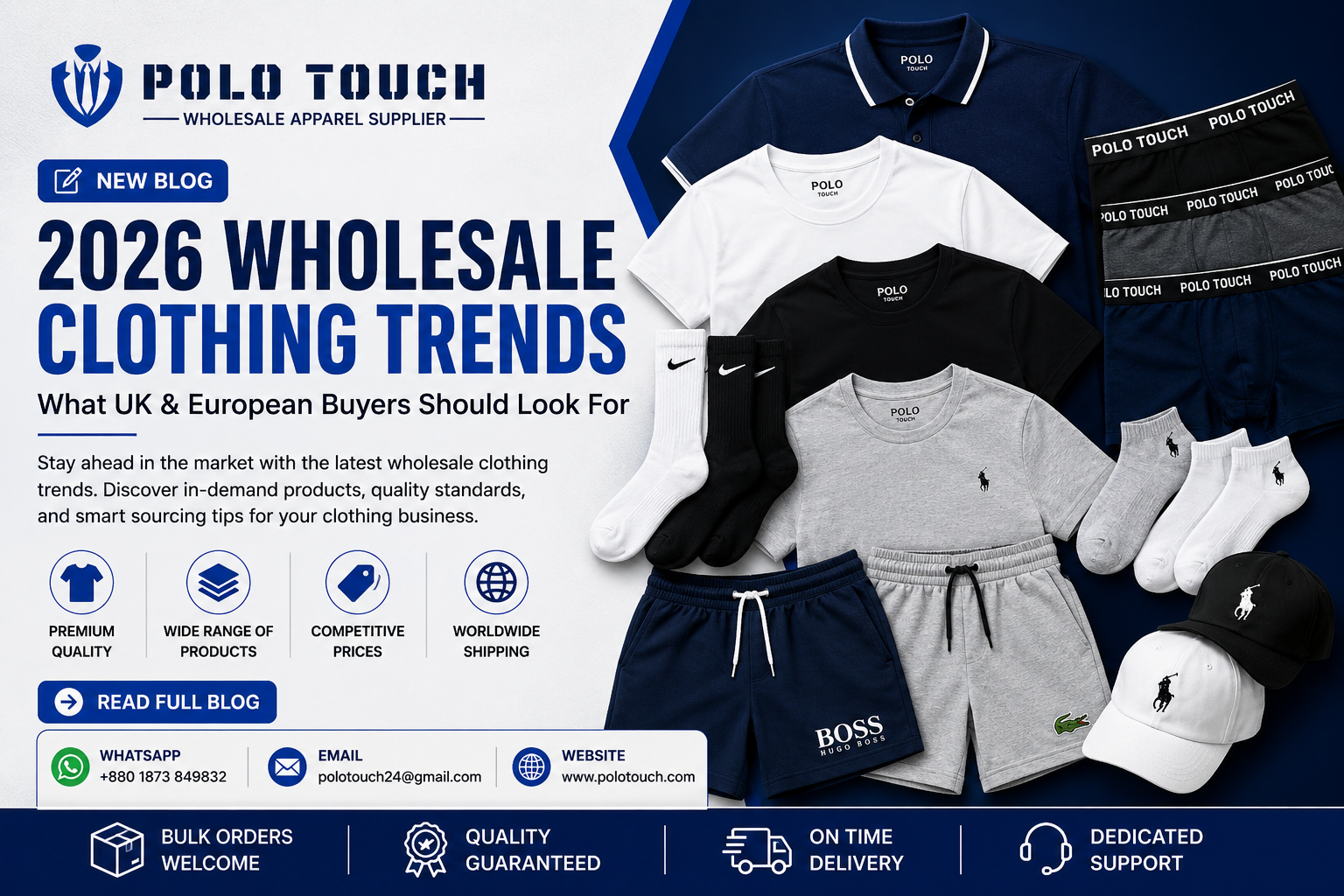 Wholesale Clothing Supplier From Bangladesh | UK & Europe