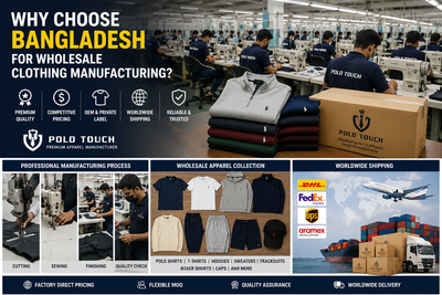 Why Choose Bangladesh for Wholesale Clothing Manufacturing | Polo Touch