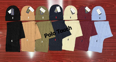 POLO RALPH LAUREN Scarf With Beanie Set For Wholesale To UK EU USA