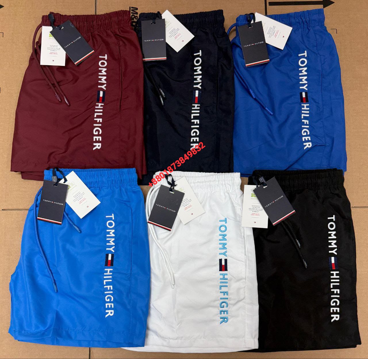 Tommy Hilfiger Men’s Swim Shorts Wholesale Supply to UK USA & Europe