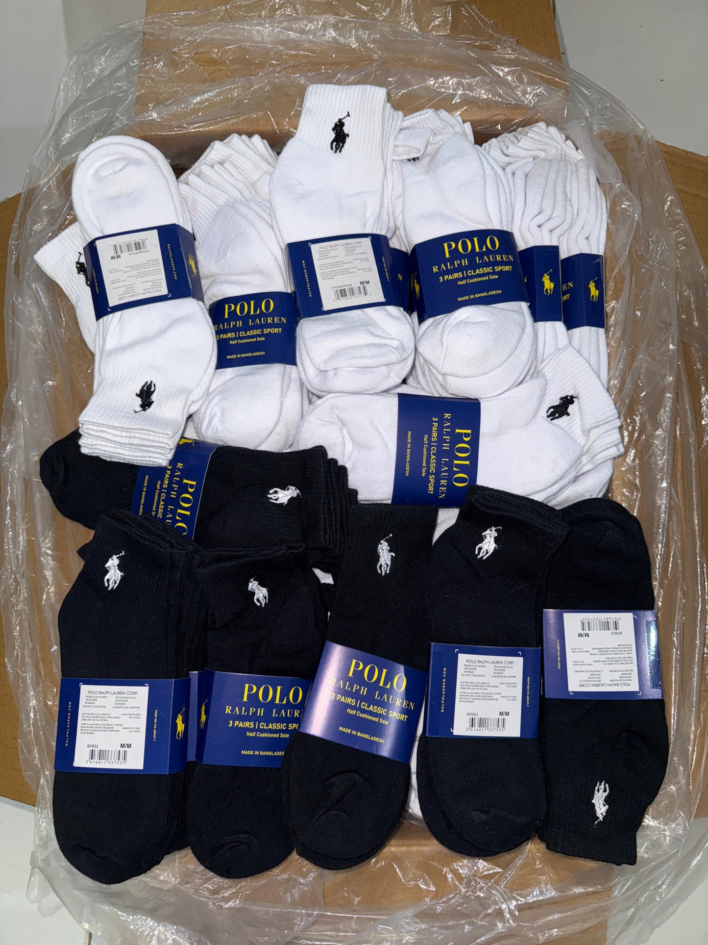 Polo Ralph Lauren Ankle Socks Wholesale B2B Supplier UK Europe & USA