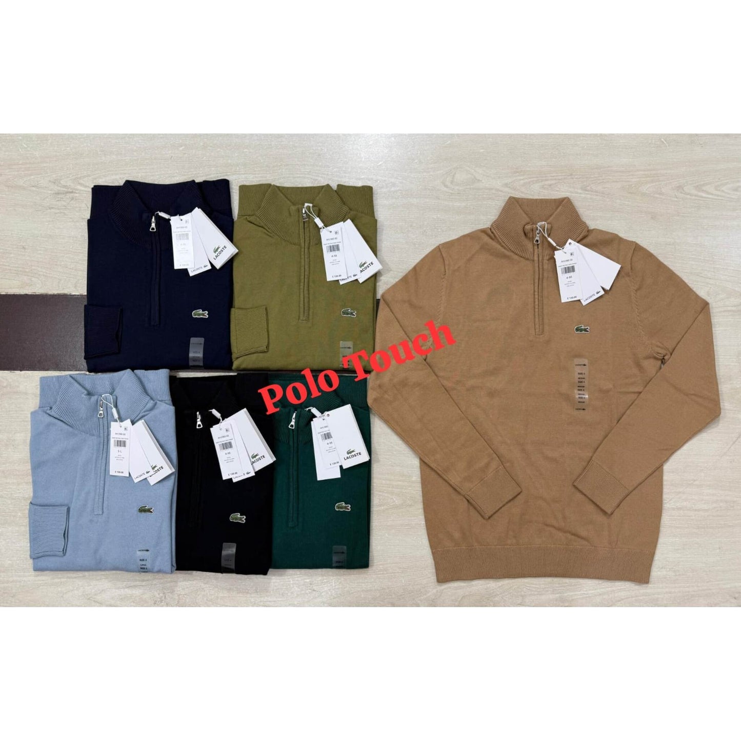 Lacoste Zip Sweater Wholesale From Bangladeshi Supplier